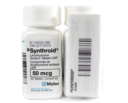 सनथायरायड 50mcg टैबलेट