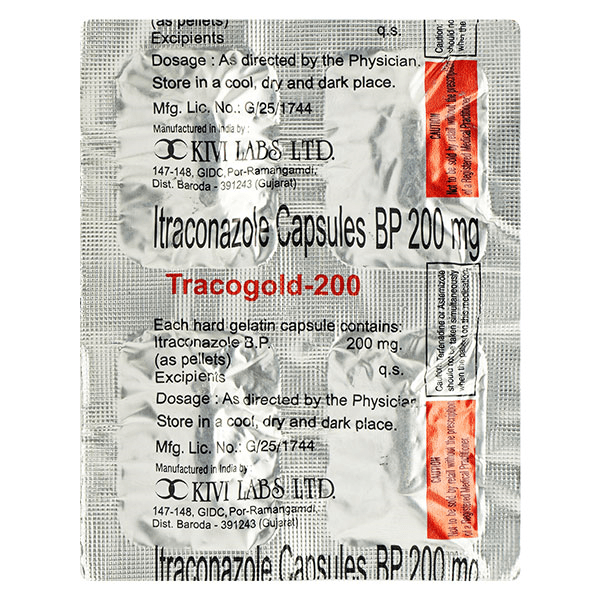 ट्रेको गोल्ड 200mg कैप्सूल