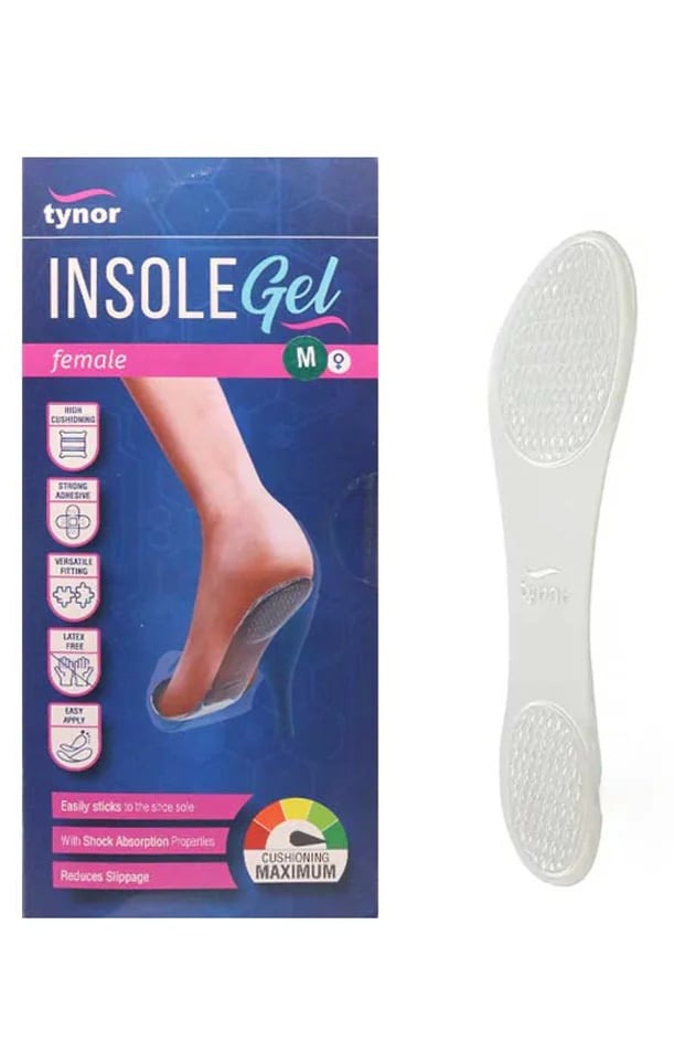 Tynor K 16 Insole Gel Pair for Women Medium