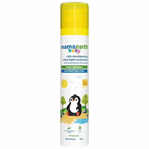 Mamaearth Baby Rich Moisturizing Ultra Light Sunscreen