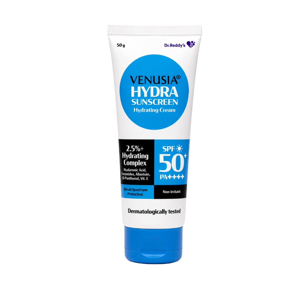 Venusia Hydra Sunscreen SPF 50+ PA++++ 50g tube
