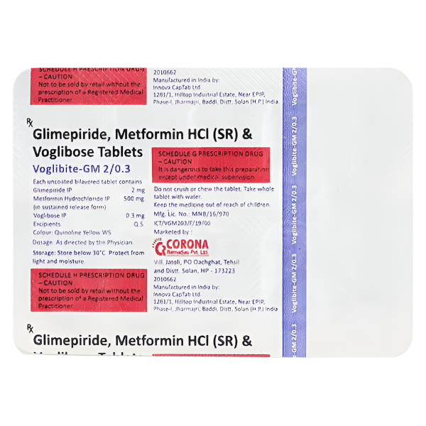 Voglibite GM 2/0.3 Tablet SR