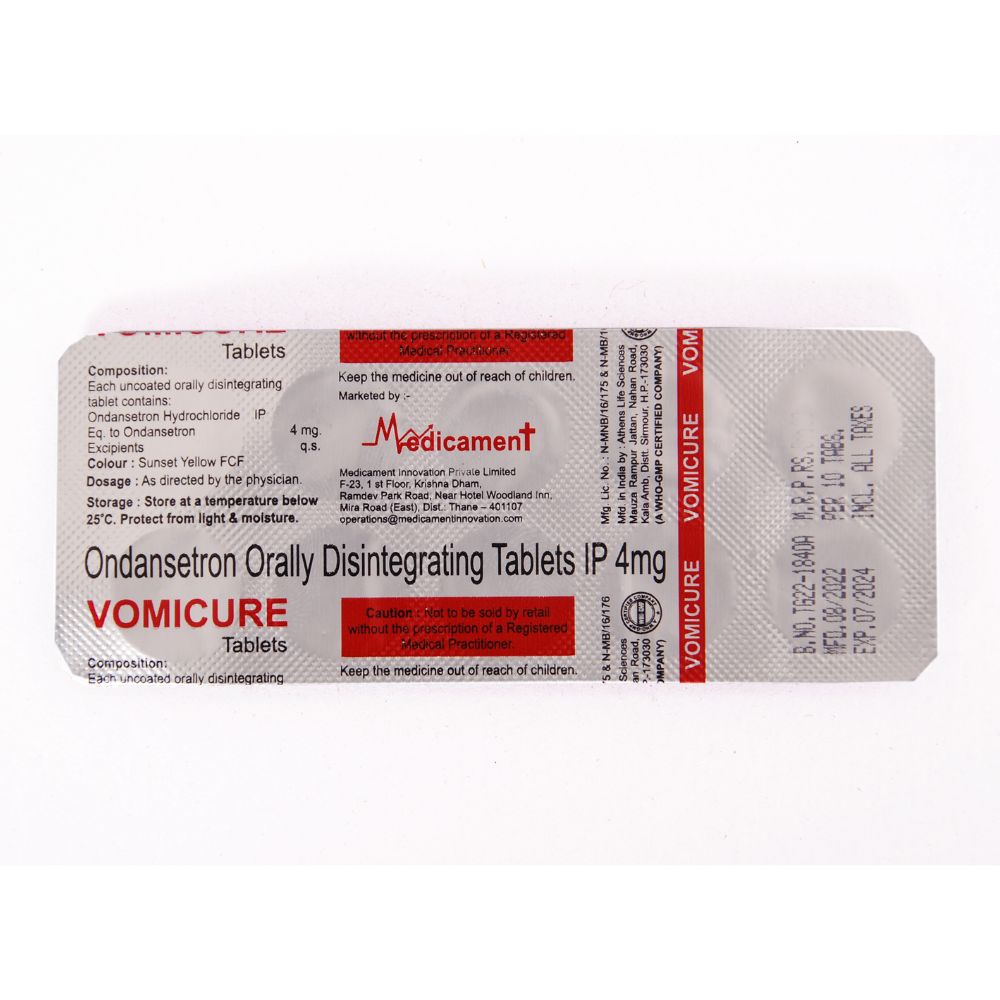 Vomicure 4mg Tablet MD