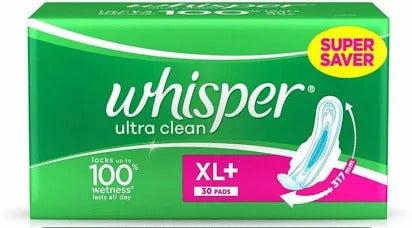 Whisper Ultra Nights Wings Sanitary Pads XL Plus
