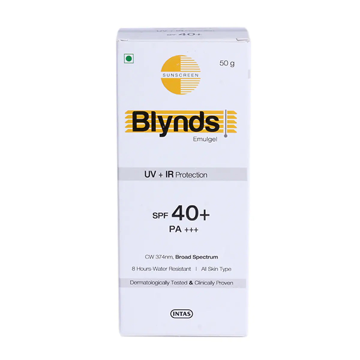 Blynds SPF 40+ Emulgel by Intas Pharmaceuticals Limited