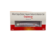 Cepascar Allium Cepa Extract, Heparin Sodium & Allantoin Gel.