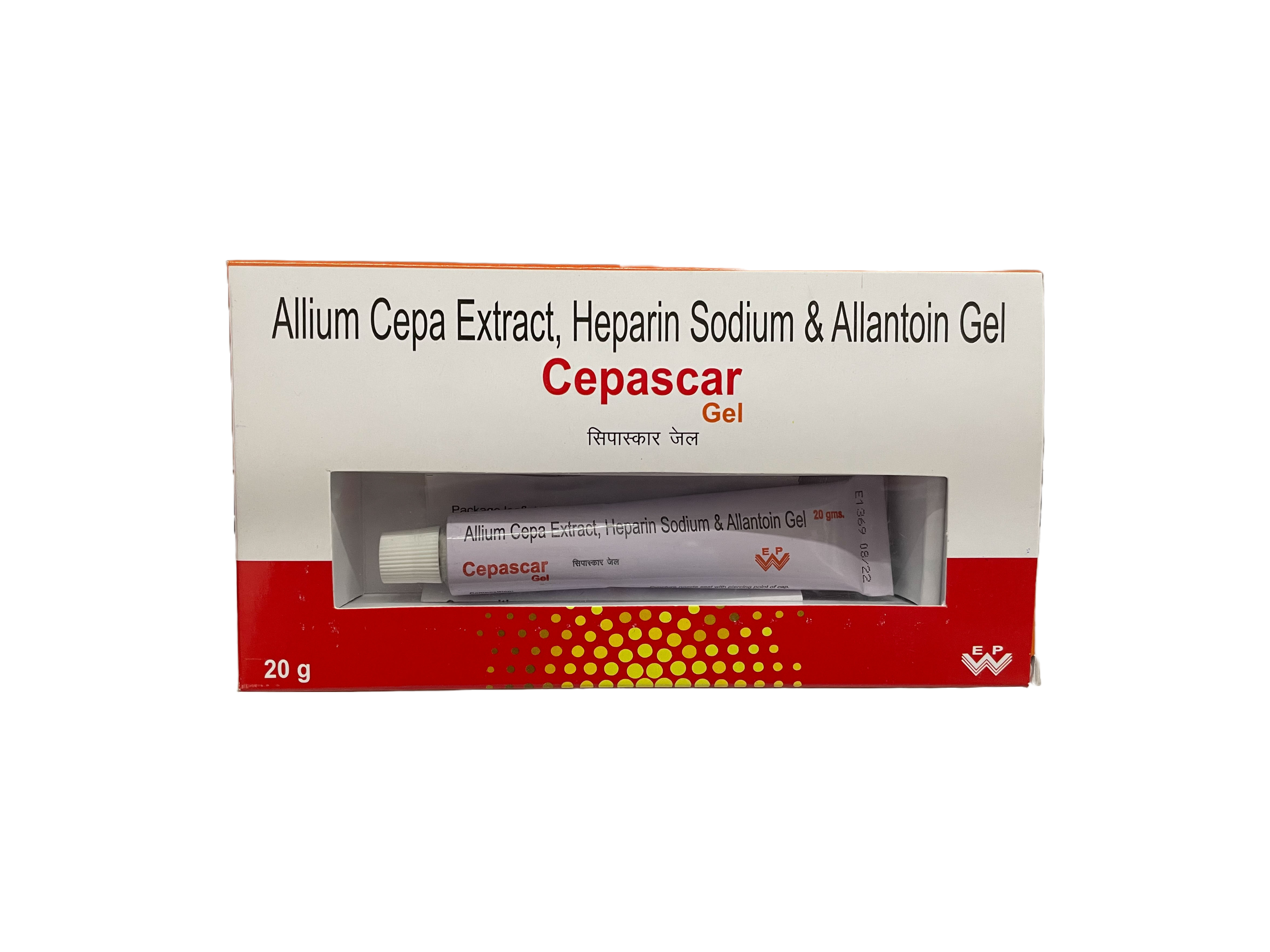 Cepascar Allium Cepa Extract, Heparin Sodium & Allantoin Gel.