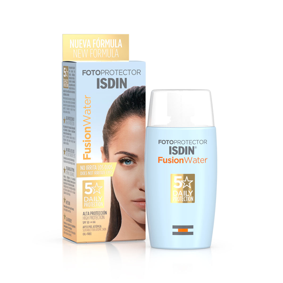 Fotoprotector ISDIN Fusion Water SPF 50 (HIGH-PROTECTION FACIAL SUNSCREEN WITH SPF 50)