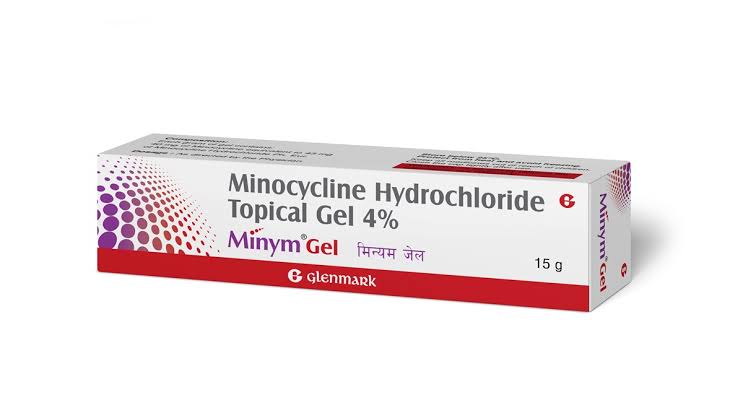 Minocycline 4 percent ;minym gel;glenmark