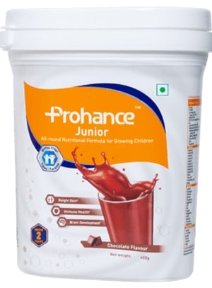 Prohance Junior Kids Protein Chocolate Powder 400 GM