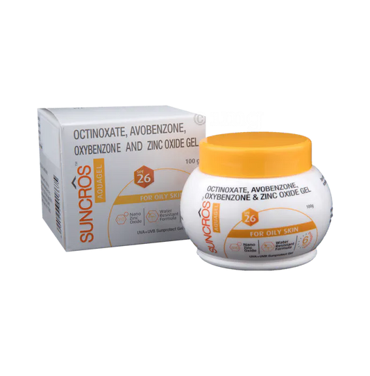 सनक्रोस एक्वाजेल एसपीएफ़ 26