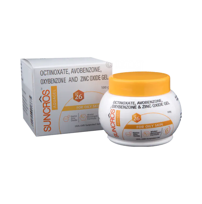 सनक्रोस एक्वाजेल एसपीएफ़ 26
